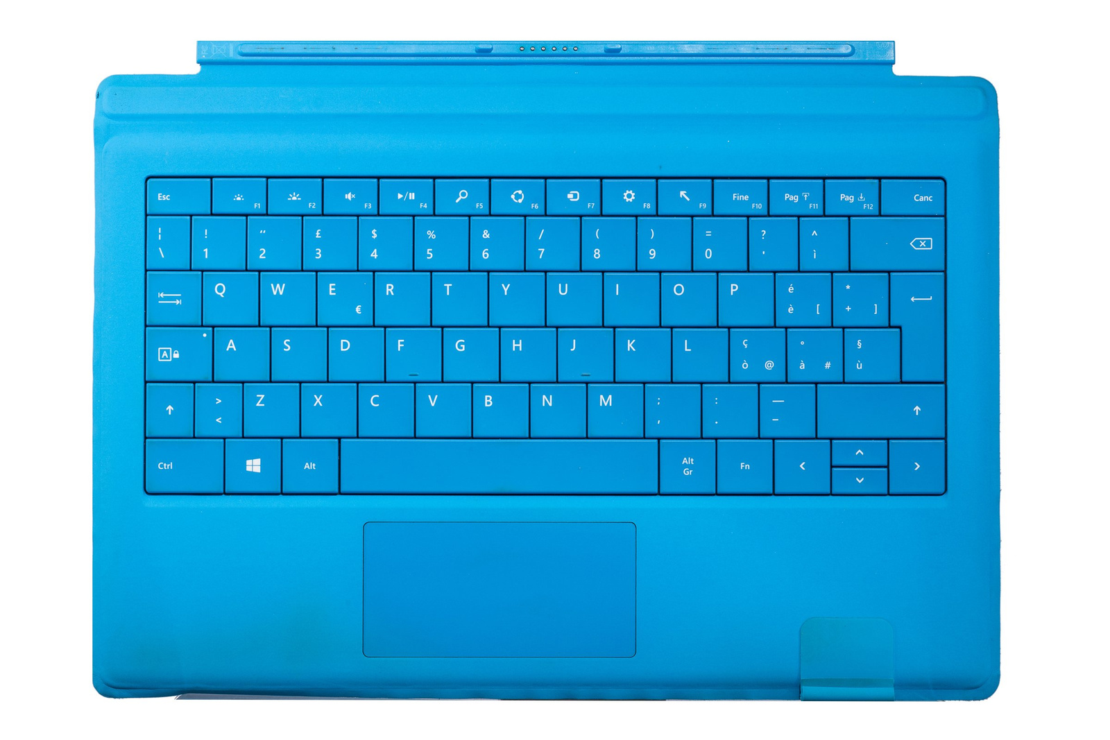 Keyboard Microsoft Surface Type Cover Pro 3 Cyan QWERTY (Nordic) Grade