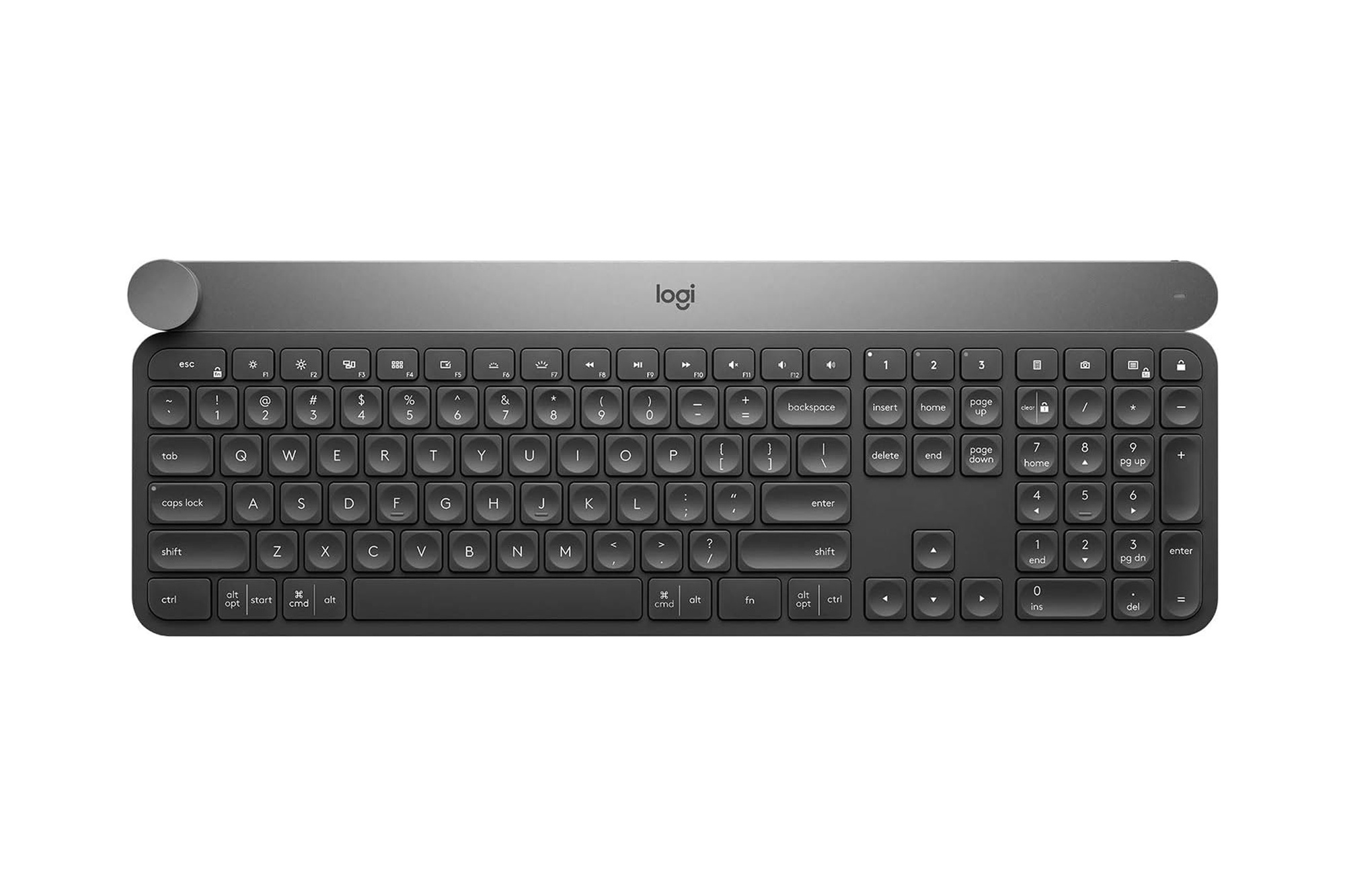 Logitech Craft Kabellose Tastatur mit Drehregler Italienisch