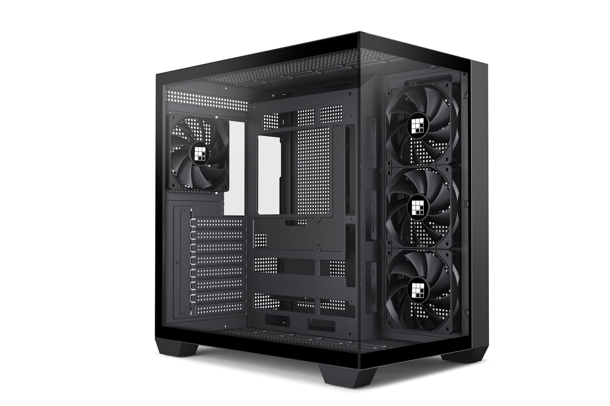 FOIFKIN F300 Gaming ATX Mid-Tower PC-Gehäuse 270° Glas 6xPWM