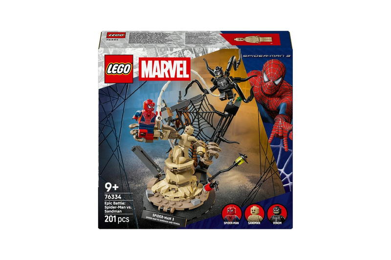 LEGO Marvel 76334 Epischer Kampf Spider-Man gegen Sandman Venom