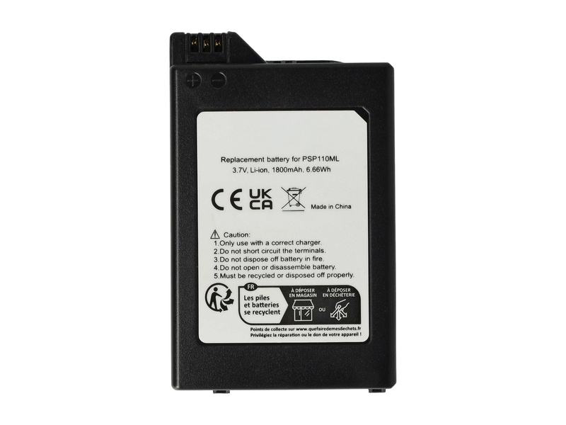 Akku für Sony PSP-110/PSP-280G Konsole, 1800 mAh, 3,7 V