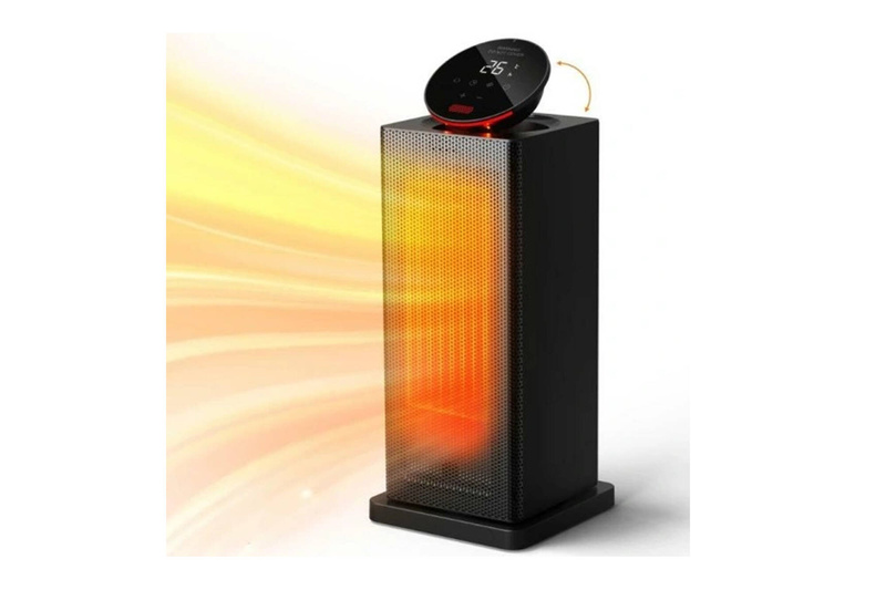 OMISOON QN12 Elektroheizgerät, 2000 W, schwarz