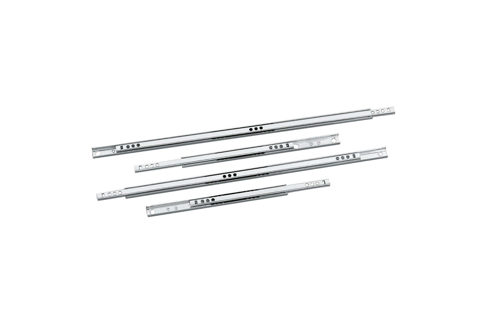 Amig – Satz mit 2 Metall-Gleitführungen Mod. 25 246 x 17 mm