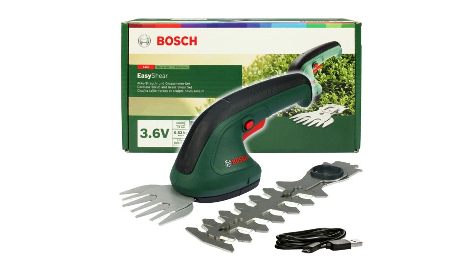 Bosch 0 600 833 303 Easyshear Akku-Schere + 2 Klingen