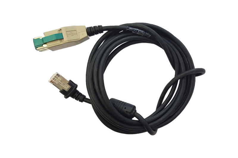 Barcodeleser-Zubehör USB-Kabel Metrologic 5S213D-N-3 12V 2.5m