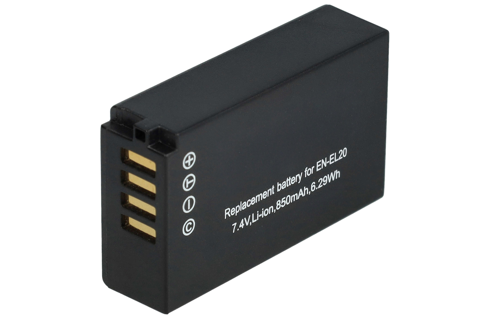 Akku für Nikon EN-EL20 P1000 J1 Blackmagic 850mAh Li-Ion