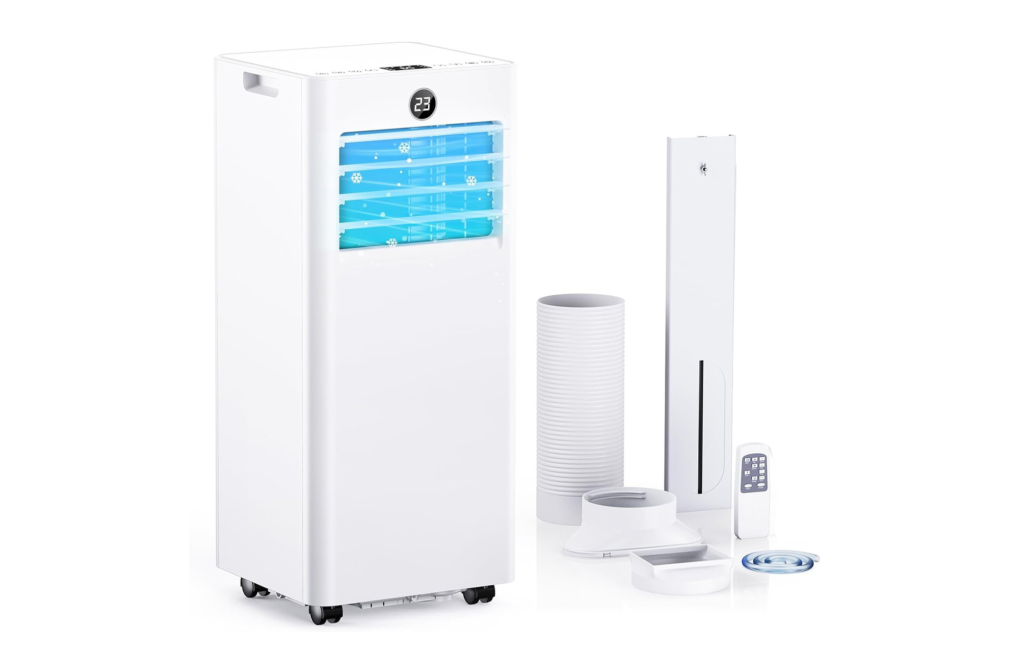 Nelgolle Mobile Klimaanlage 7000 BTU 4-in-1 Fernbedienung Timer