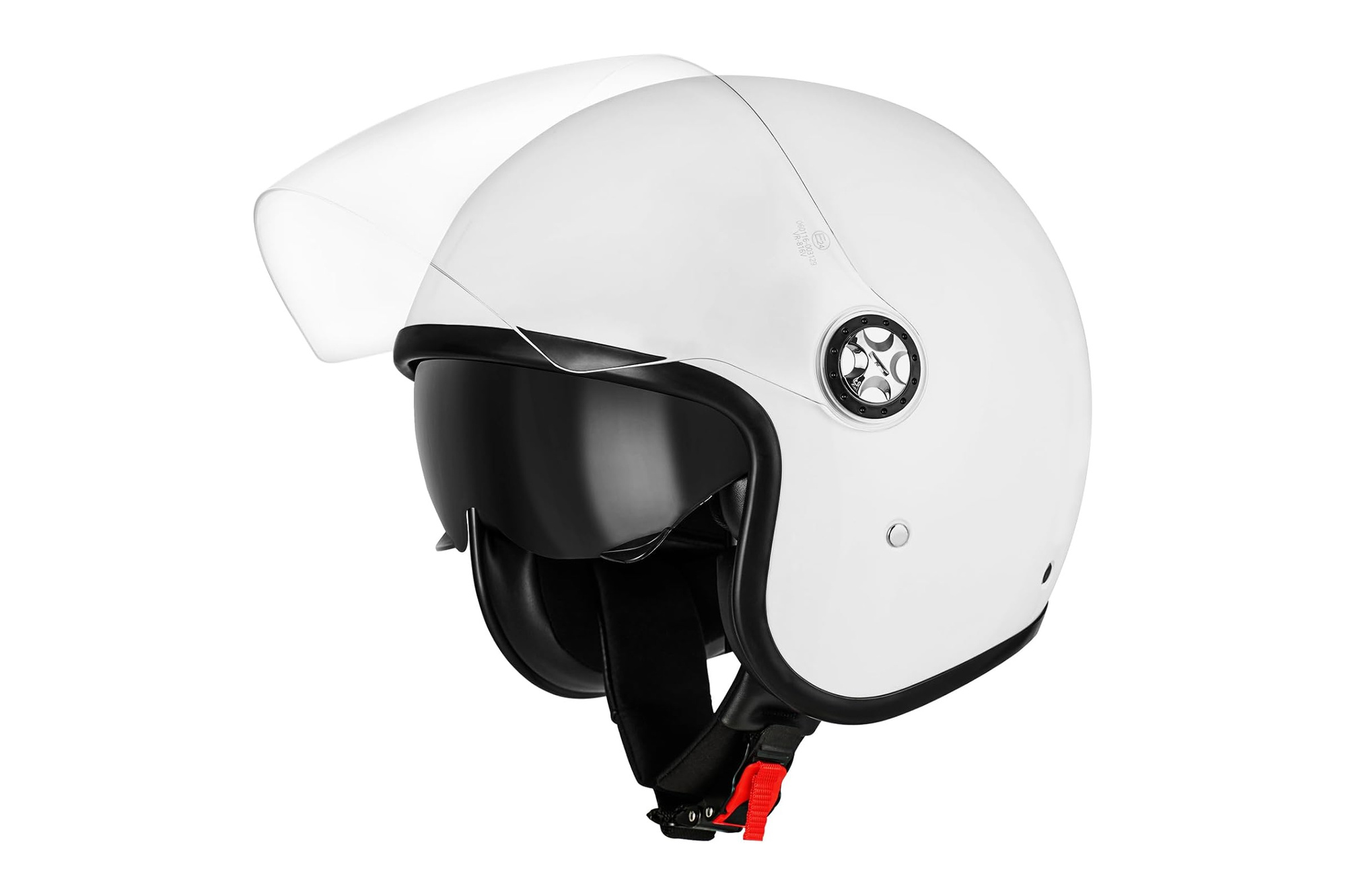 Favoto Motorradhelm JET 3/4 VR-816 L Weiß