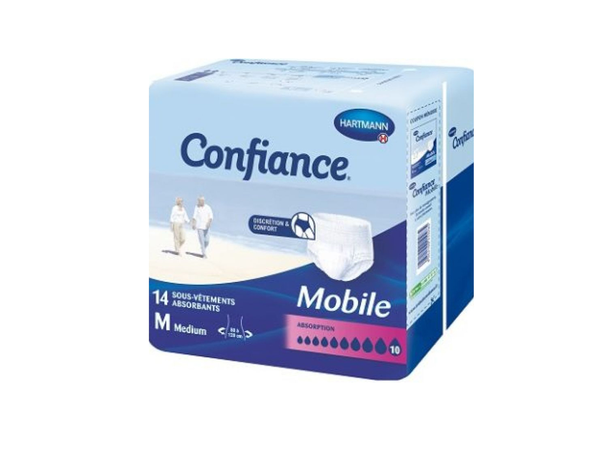 Hartmann MoliCare Mobile M Saugfähige Höschen, 10 Tropfen, 14 Stück