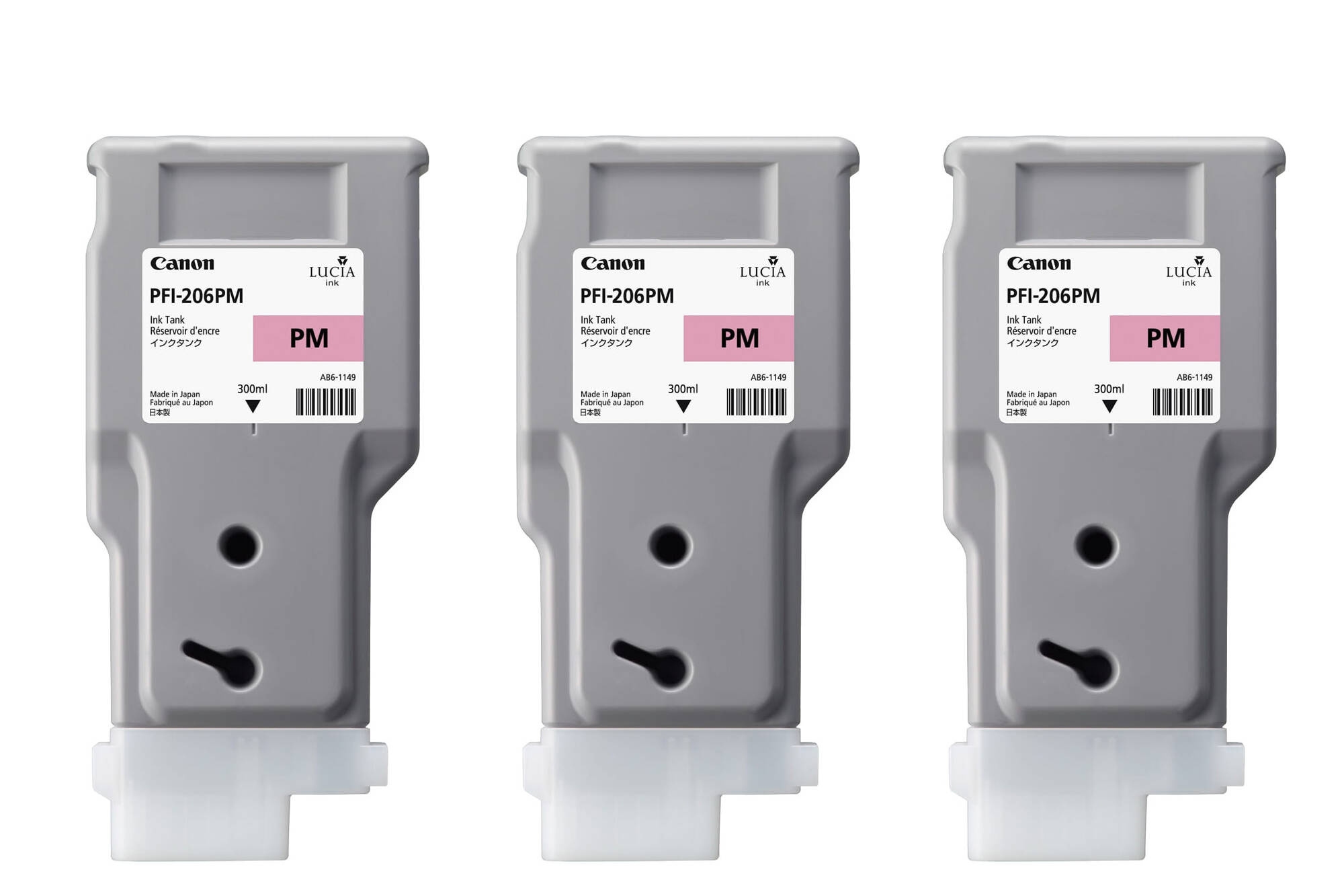 Canon PFI-206PM Magenta Photo Ink 3-pack 6400