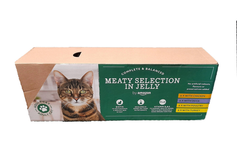 Wet cat food Amazon mix of flavors 2.4 kg