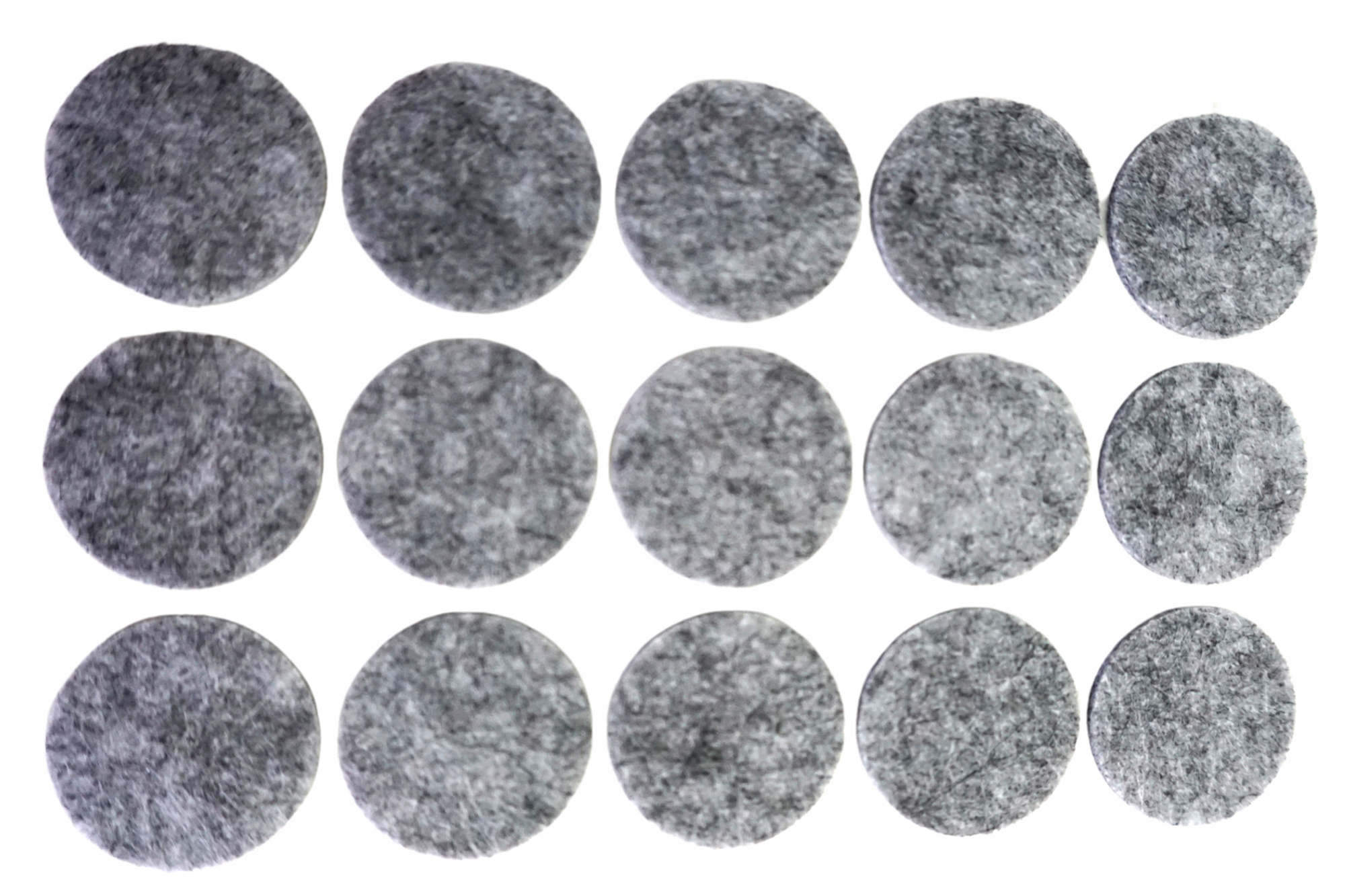 Felt pads 30 mm diameter, self-adhesive, gray, 2000 pcs. FP ‑SF30