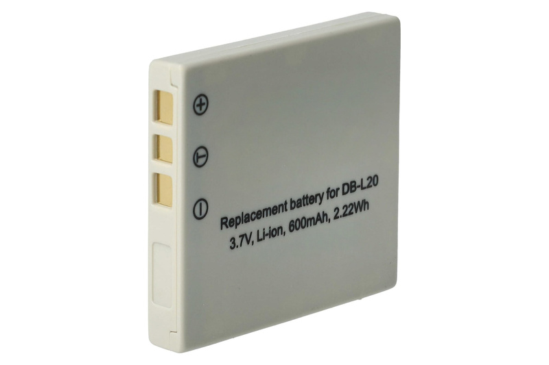 Battery battery for Sanyo Xacti DMX-C1 DMX-CA65 DB-L20 camera 600mAh