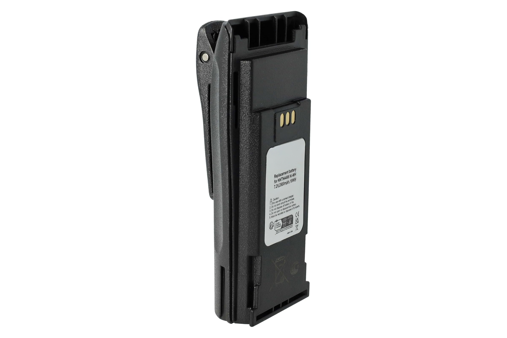 Battery for Motorola CP040 CP140 CP160 CP200 NNTN4496 2500mAh Ni-MH
