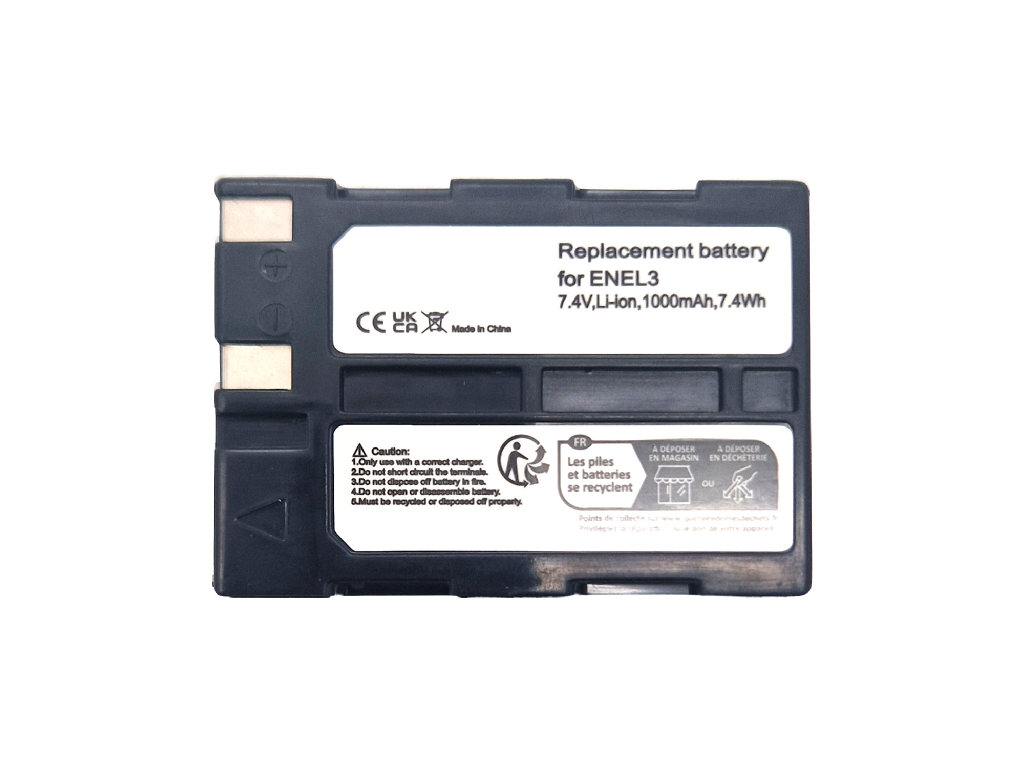 EN-EL3 Battery for Nikon D50 D70 D70s D100 1000mAh