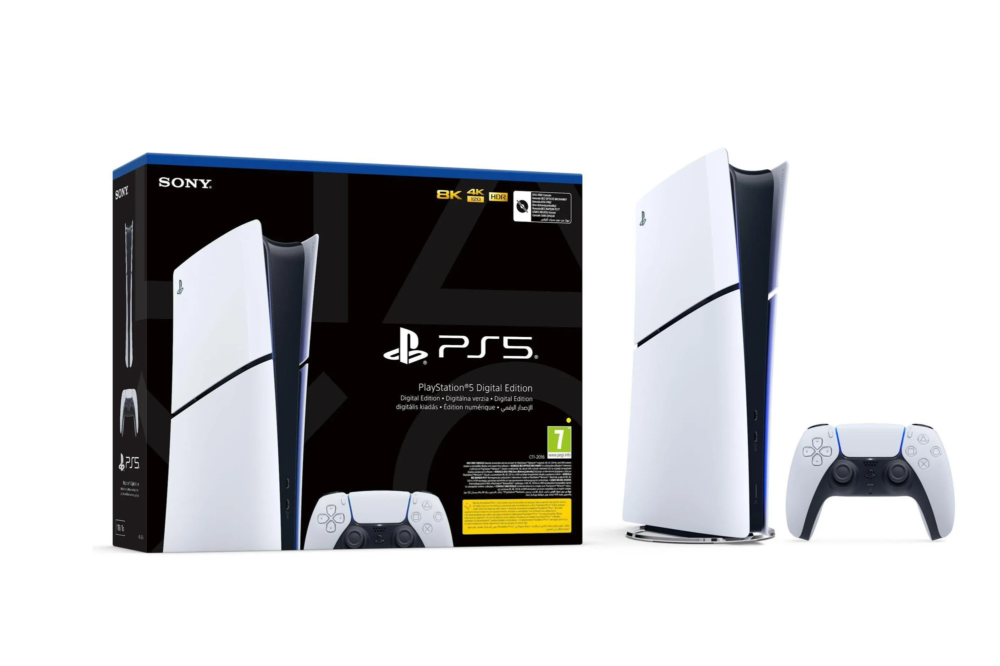 Sony PlayStation 5 PS5 Digital Edition Slim Console 1TB 4K 120Hz CFI-2016