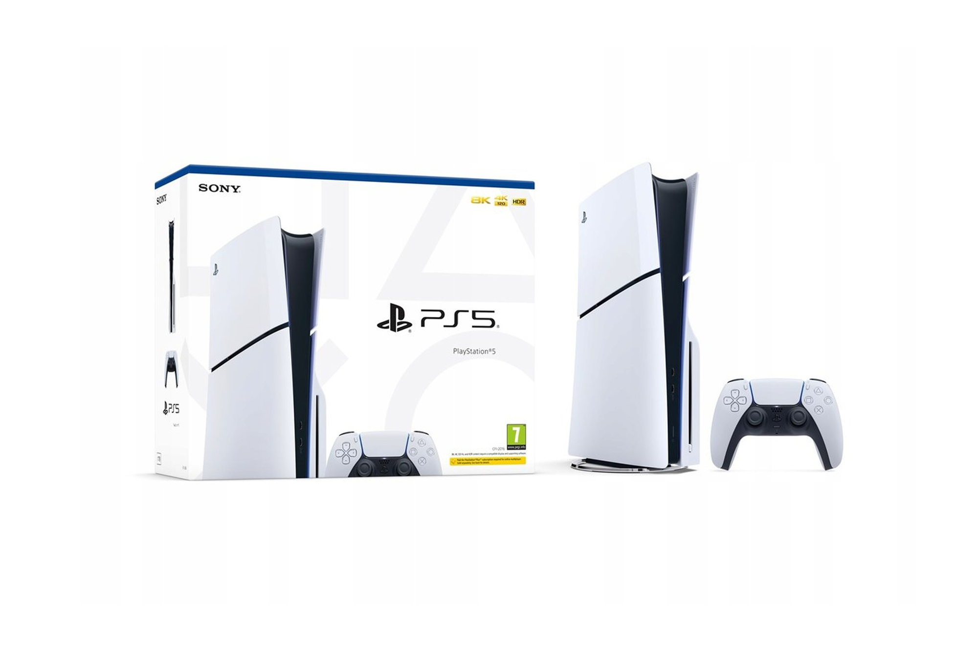 Sony PlayStation 5 PS5 Slim Console 1TB Blu-ray Drive 4K 120Hz CFI-2016