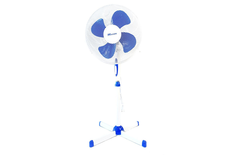 Oscillating floor standing fan Maxon 45W MX-1377 Blue/White