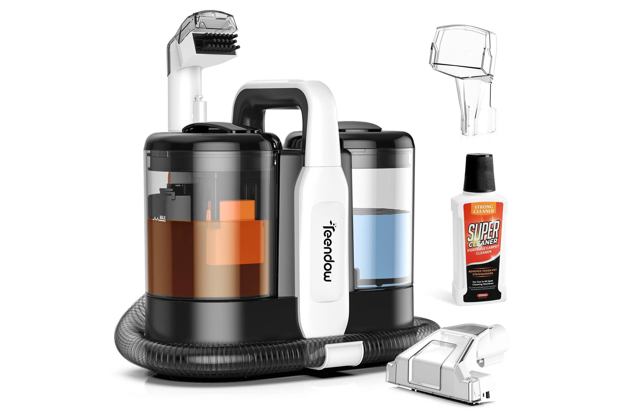 Teendow C5 Portable Carpet Cleaner 11KPa Suction