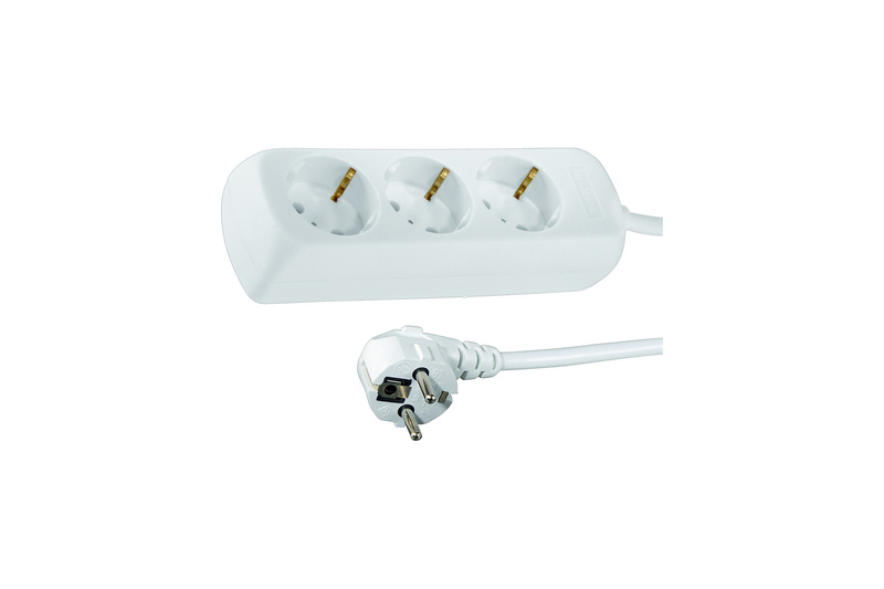 Power strip 3 sockets 1.4m white Hama 00030528