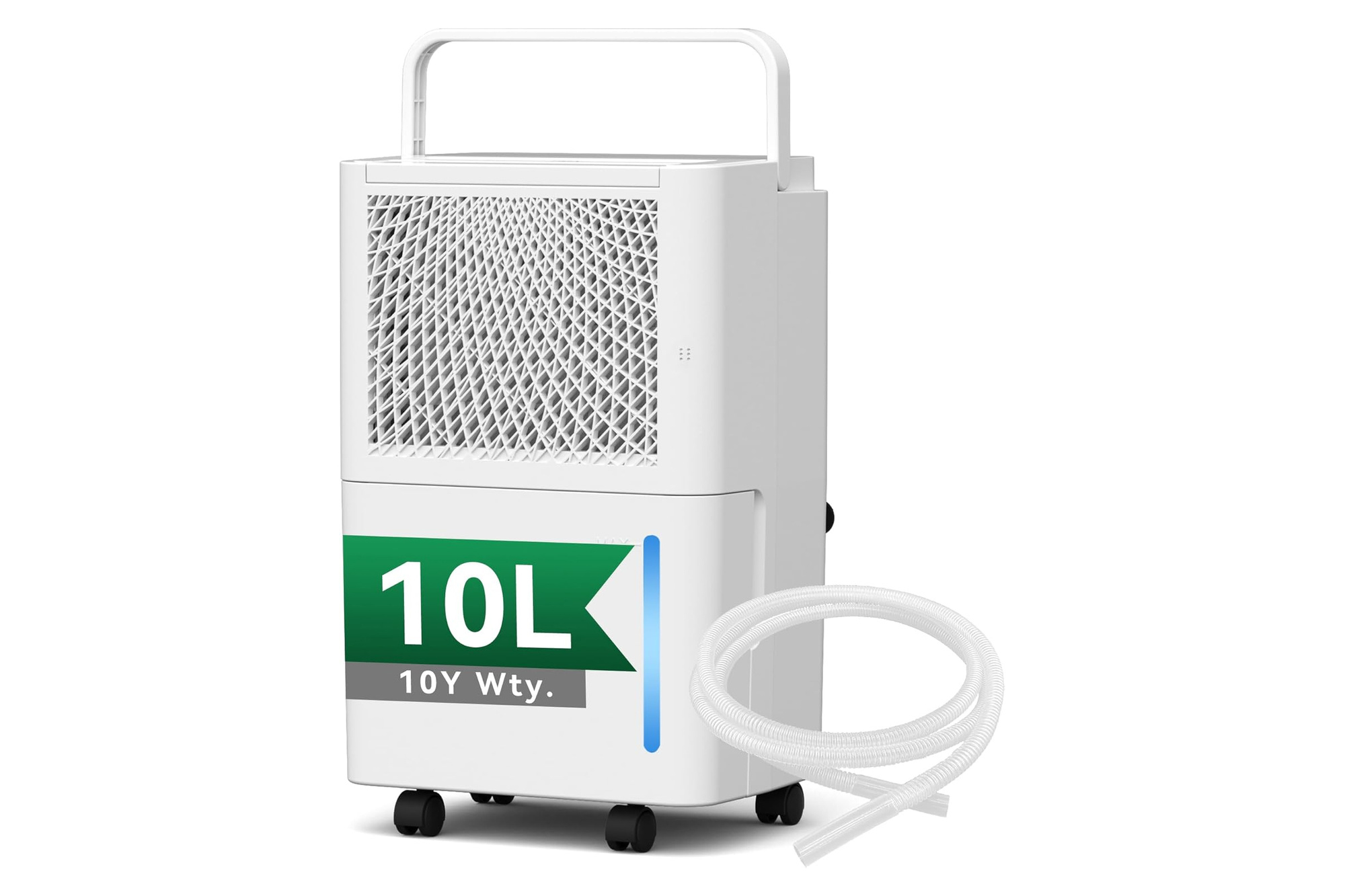 Philodeco 10L/Day Dehumidifier for Home Humidistat Timer Laundry Drying