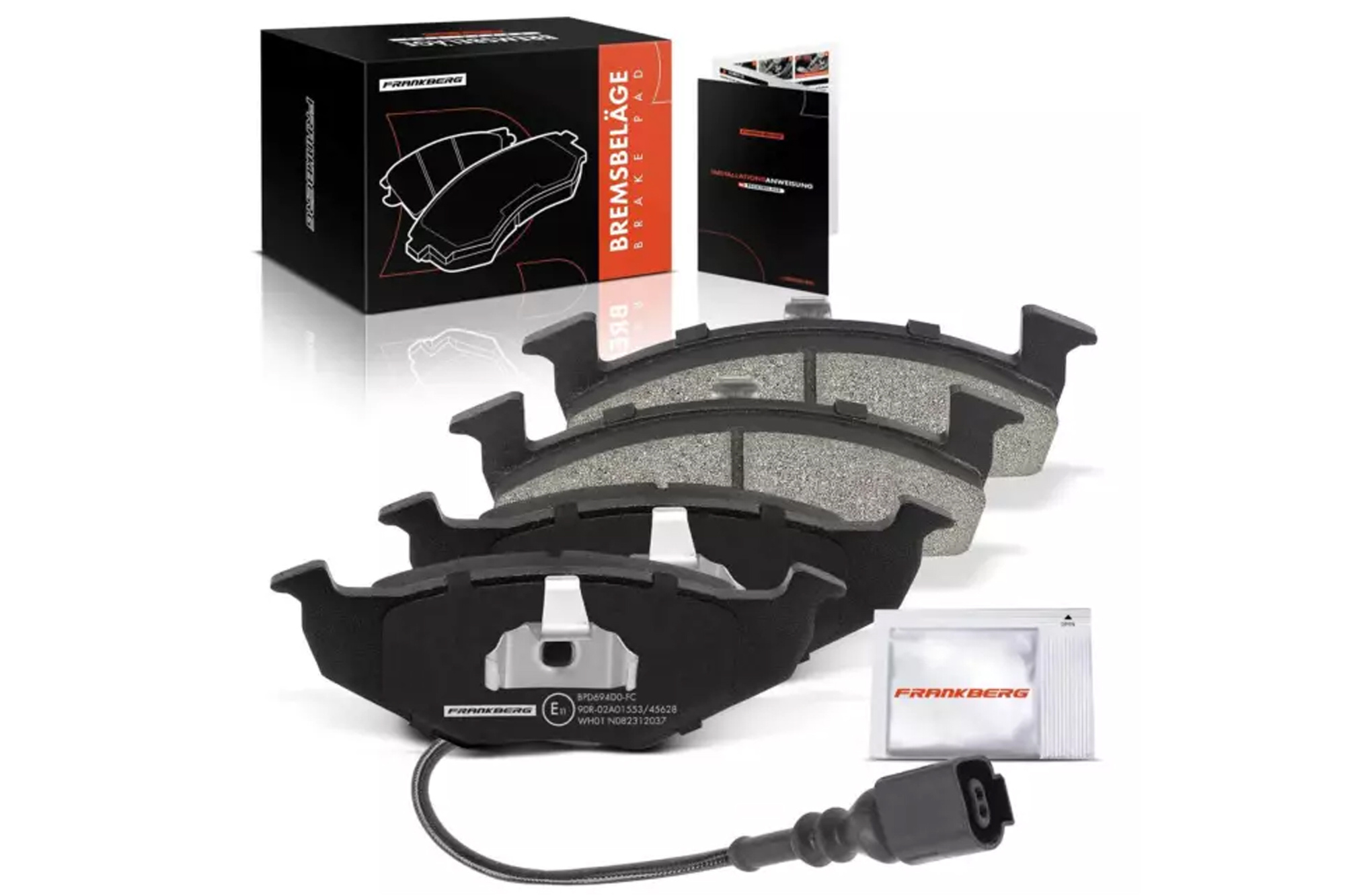 Front Brake Pads Set VW Polo 6N Lupo Seat Arosa