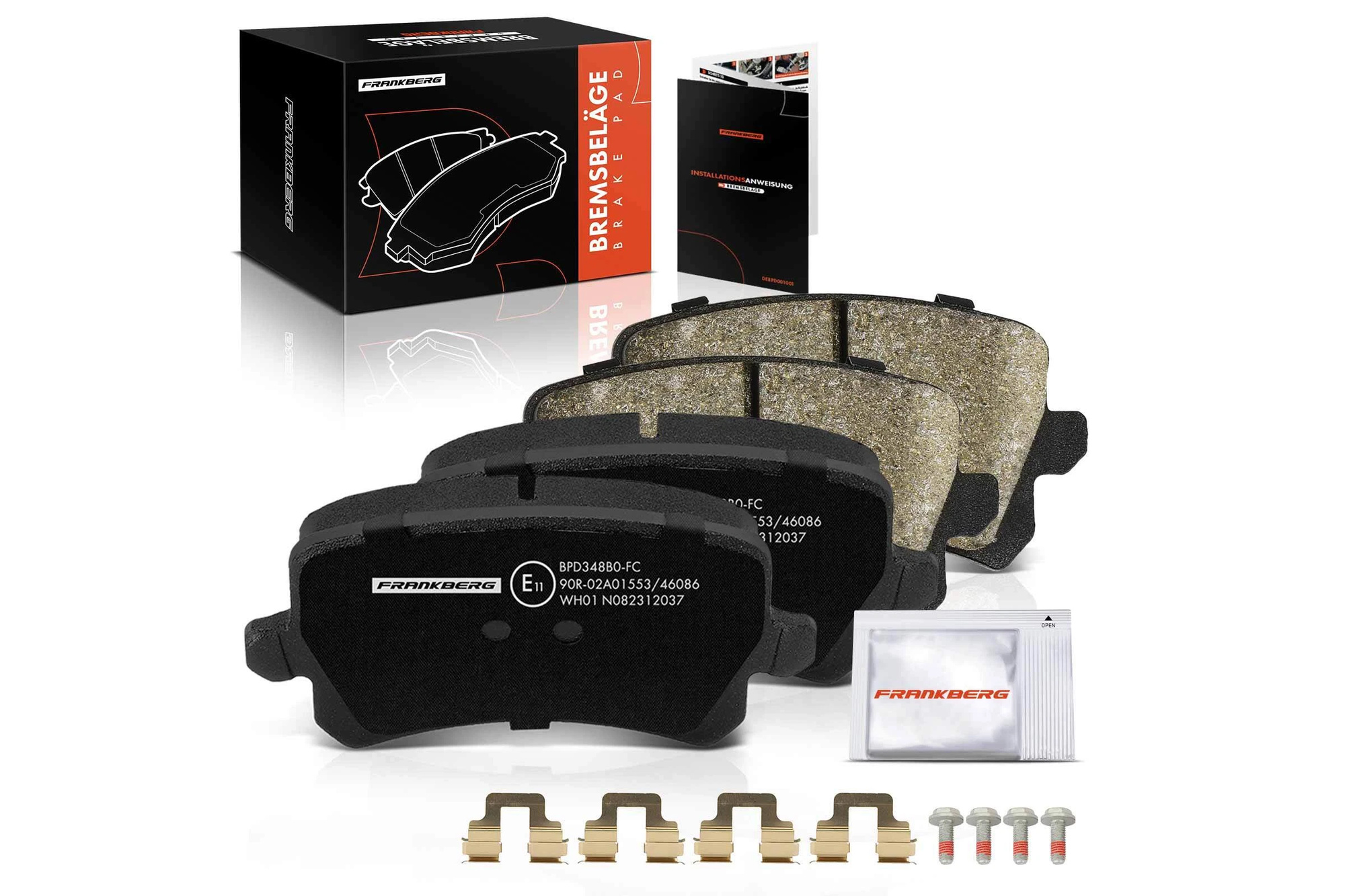 Rear Brake Pads Set Audi A3 8P A4 B6 B7 A6 C6 TT Q3