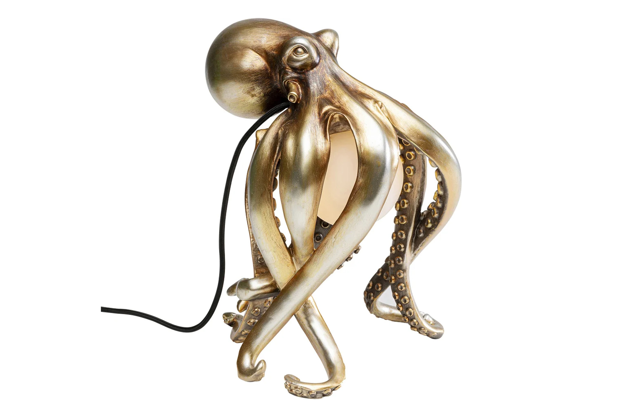 Kare Design Animal Octopus Table Lamp Gold Octopus Shape 34cm Decor