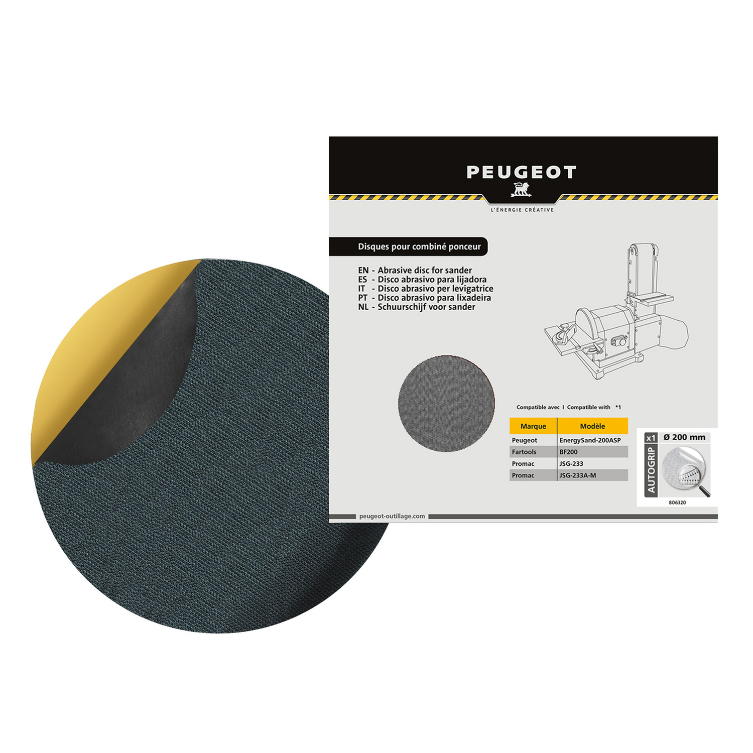 Peugeot ENERGYSand 200 Sandpaper