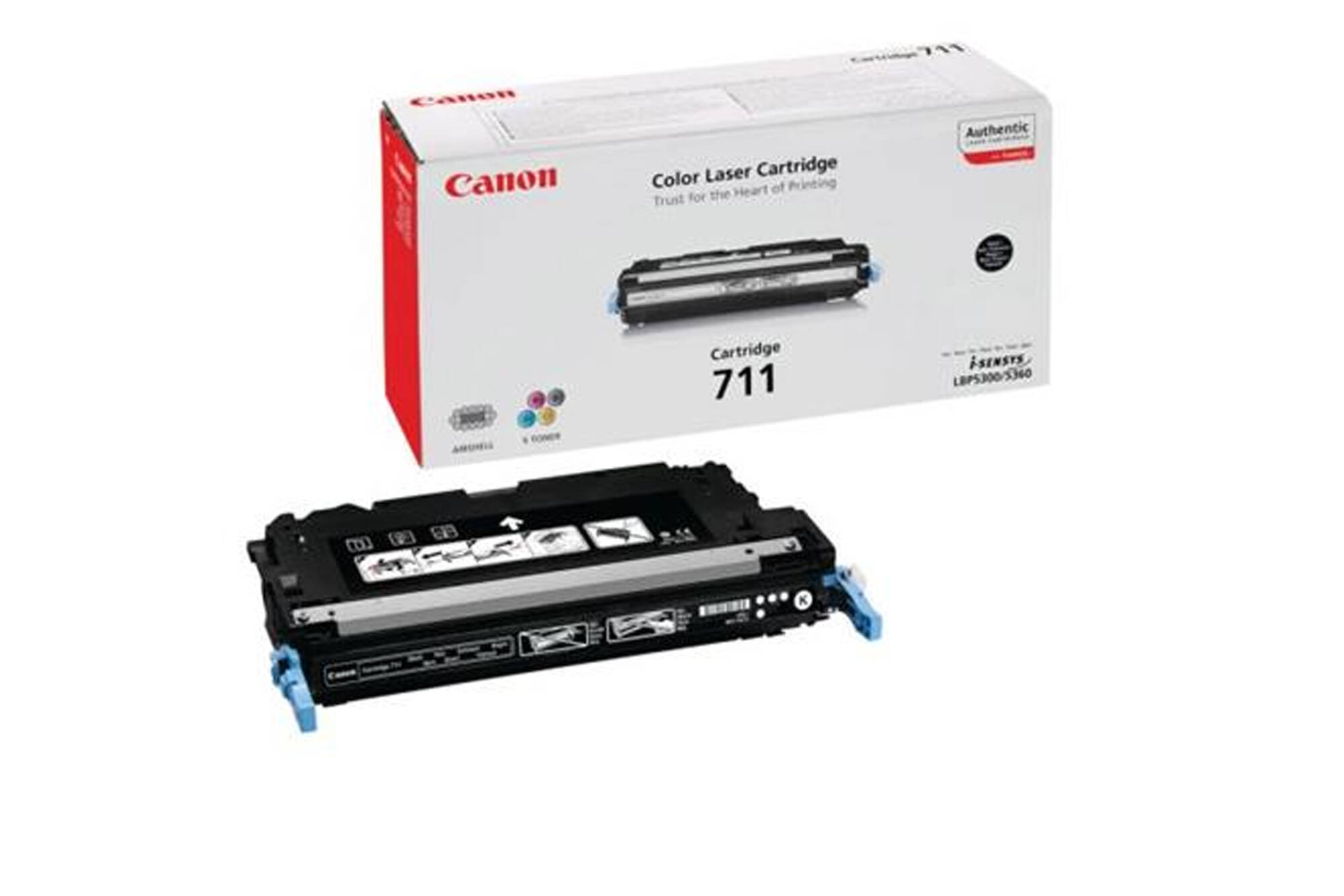 Canon CRG-711 Black Toner 1660B002 LBP-5300/5360