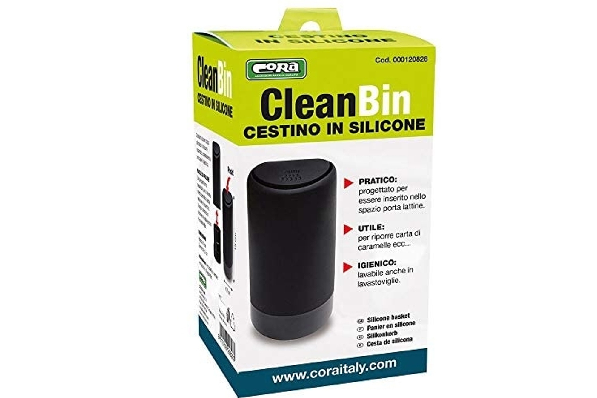 CleanBin Cora silicone waste bin