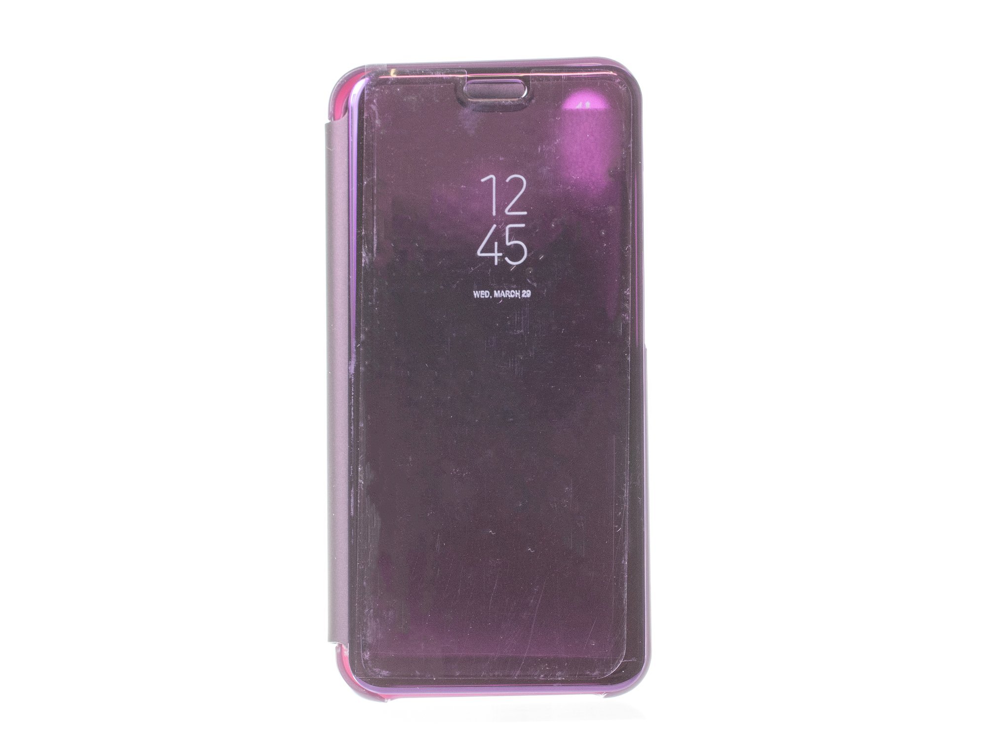 Clear View Standing Cover Huawei P20 Pink