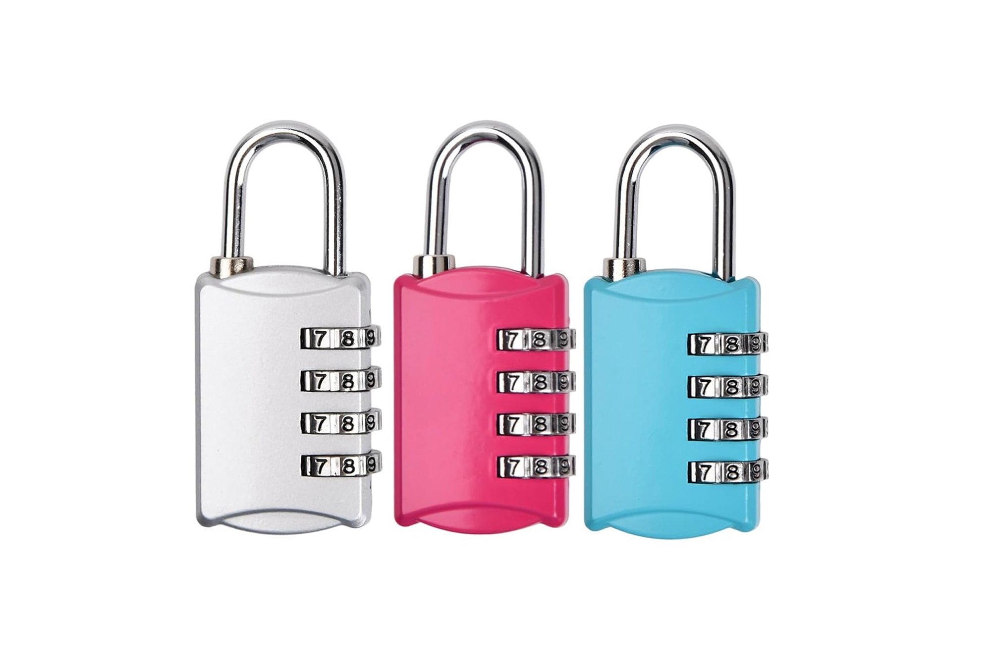 Combination padlock 3 pcs.