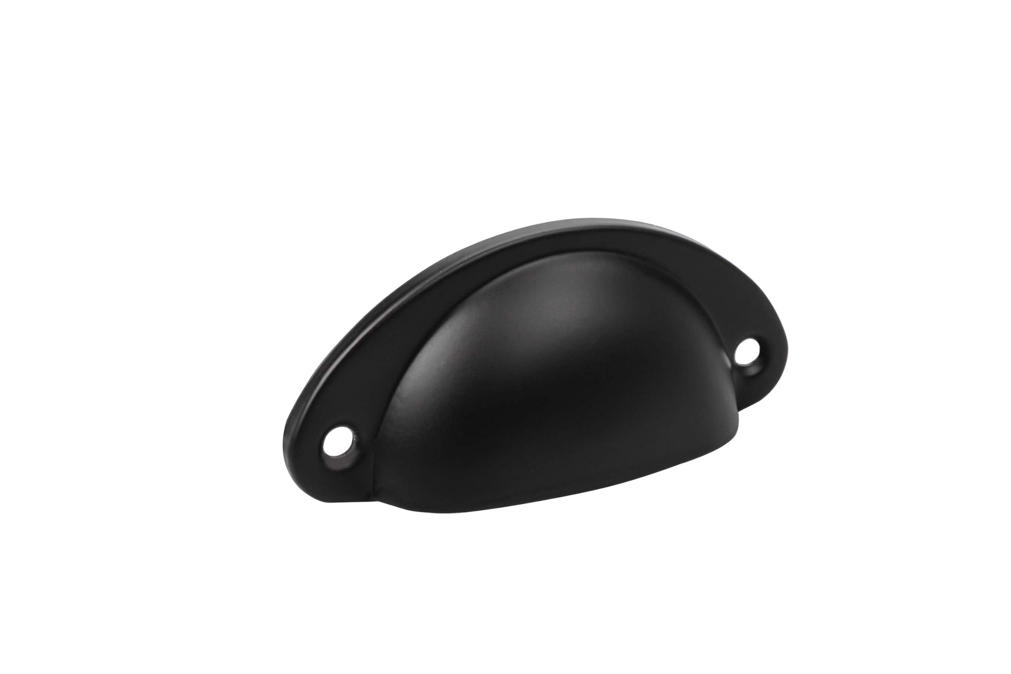 Knob shell handle for cabinets Black