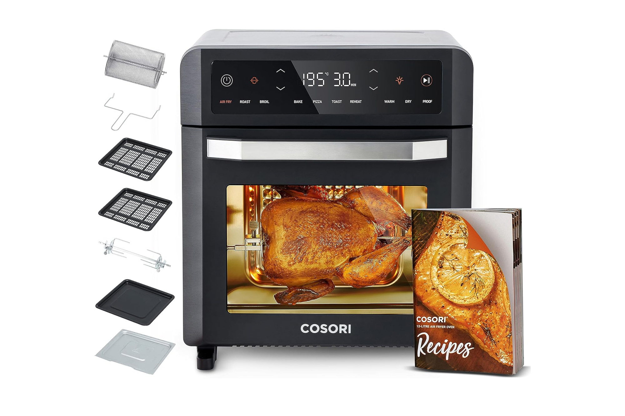 Mini oven fat-free fryer Cosori ‎CAF-R121-KUK Air Fryer 12L