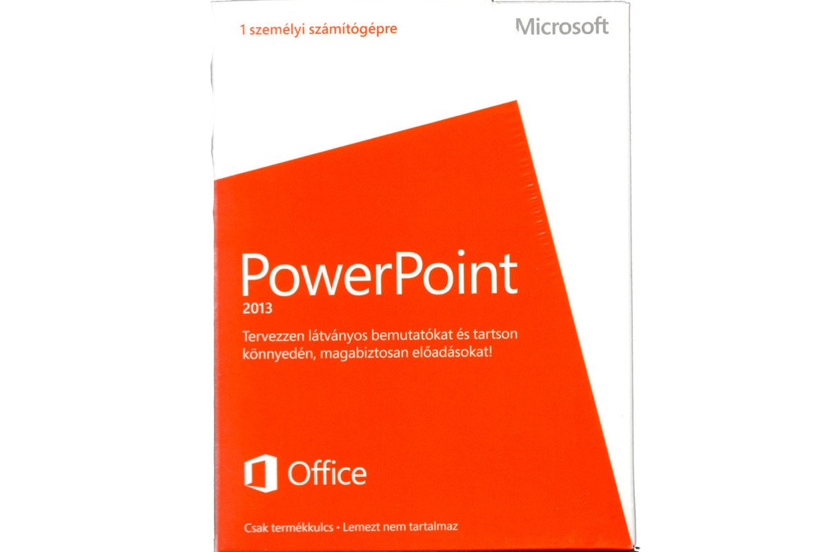 New Microsoft PowerPoint 2013 079-05894 Hungarian Medialess Eurozone