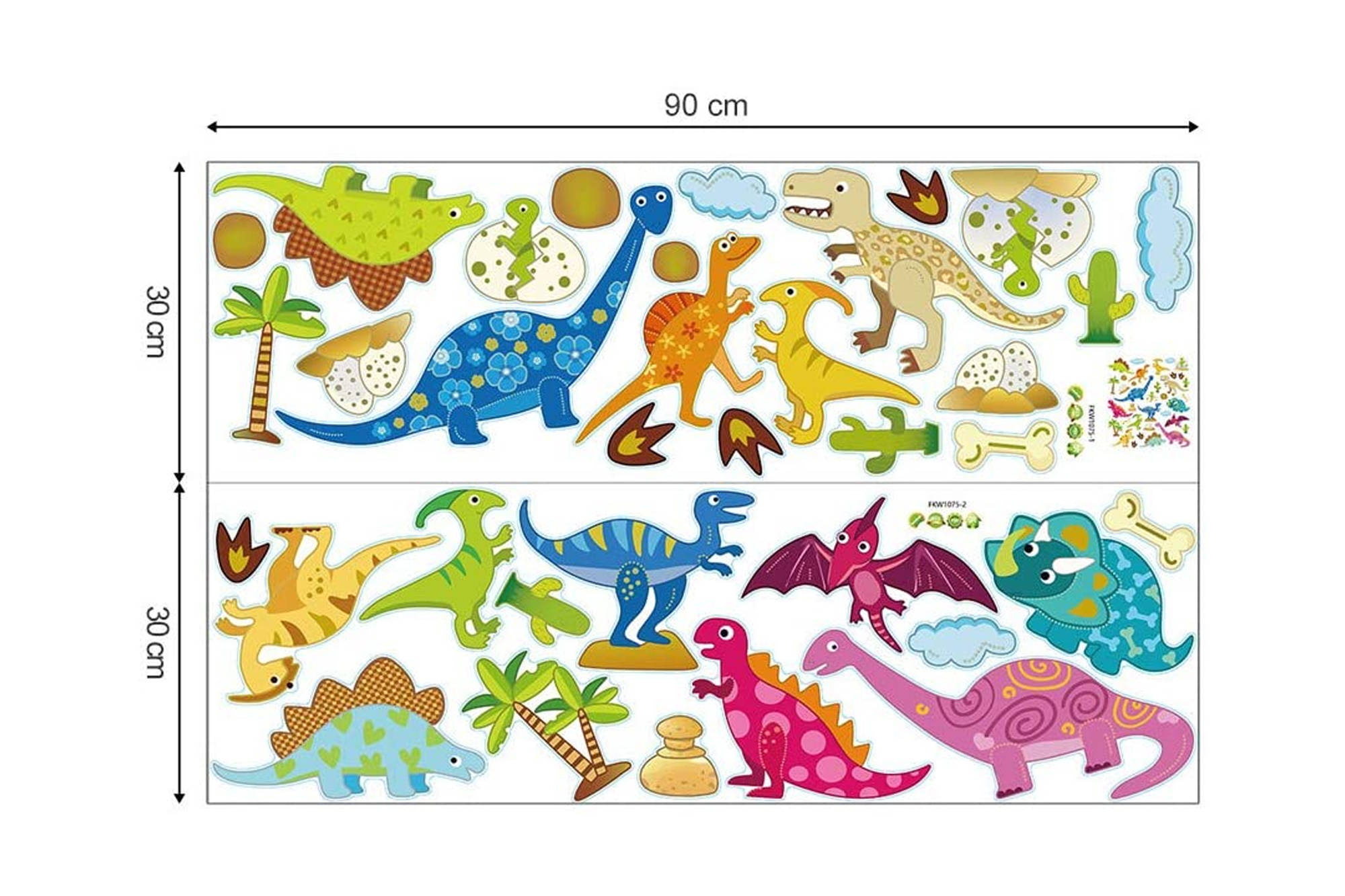 Ufengke Wall Stickers Dinosaurs