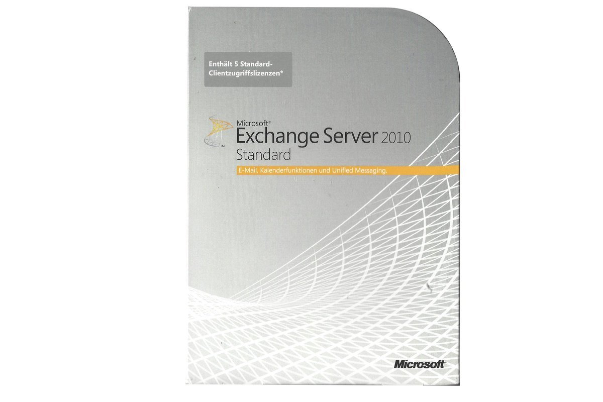 Microsoft Exchange Server 2010 X64 Standard 312-03983 German