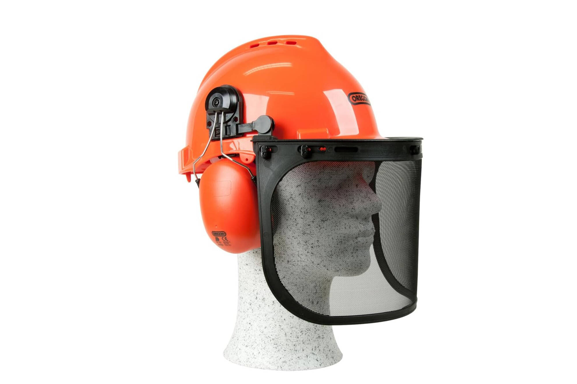 Schutzhelm für Holzfäller Oregon Yukon 562412 Ohrenschützer + Sicherheitsnetz