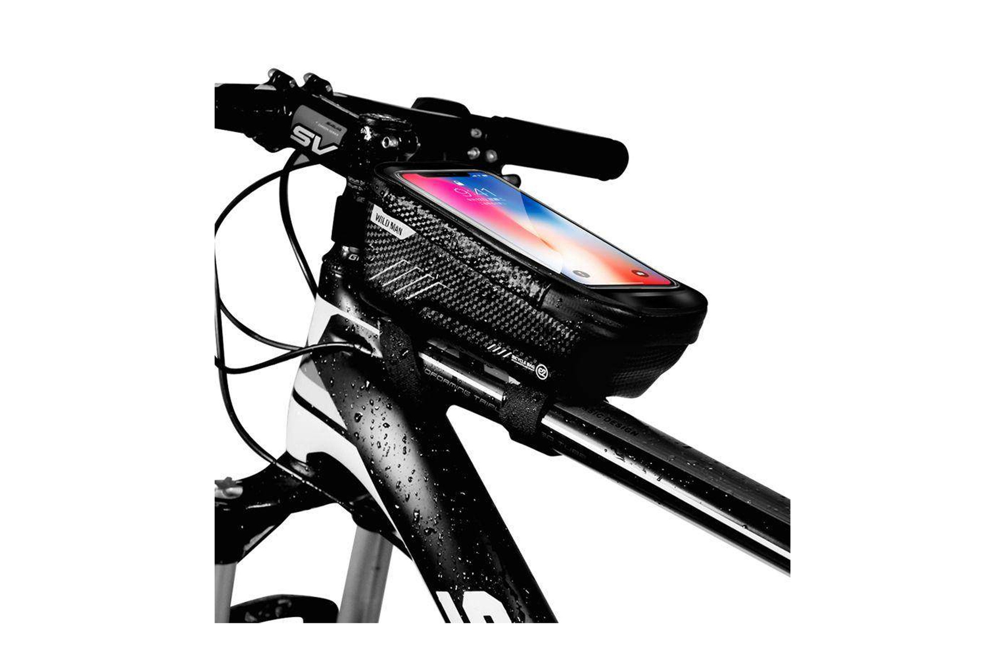 Wildman Fahrrad Bike Bag Handy Case Touch Screen Wasserdicht MTB Vorne Tasche