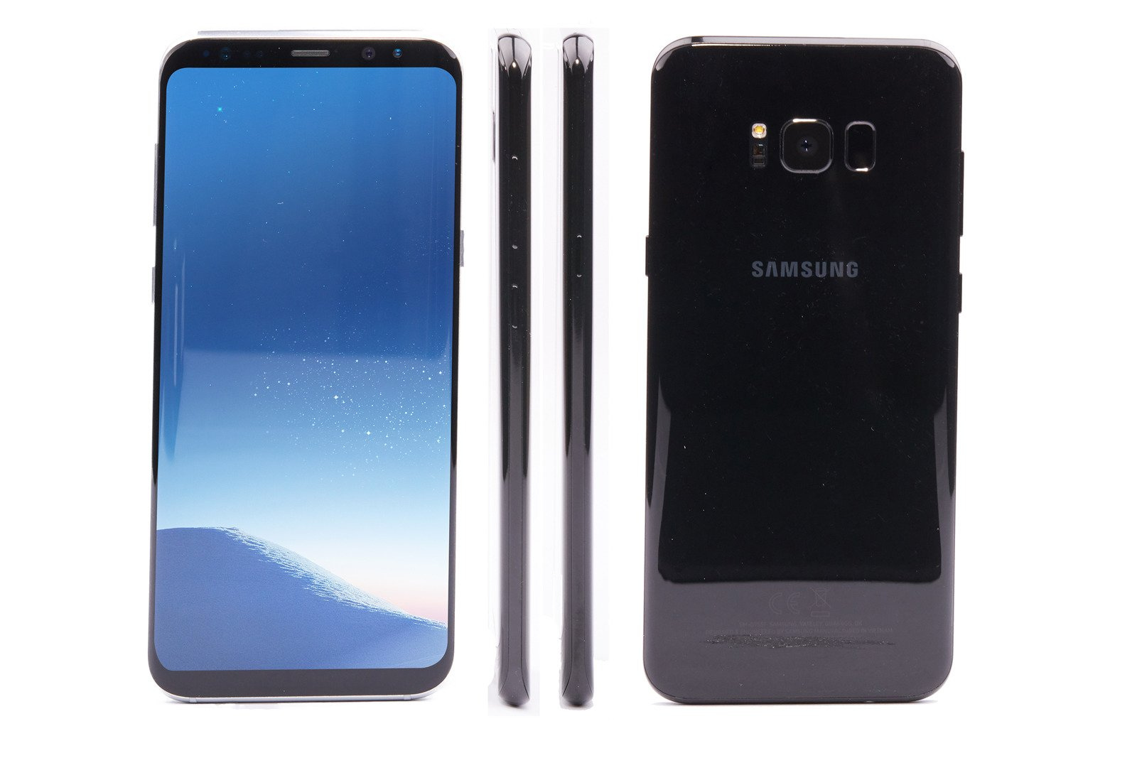 Samsung Galaxy S8+ Plus Black Klasse C Anzeige schwarze Markierung