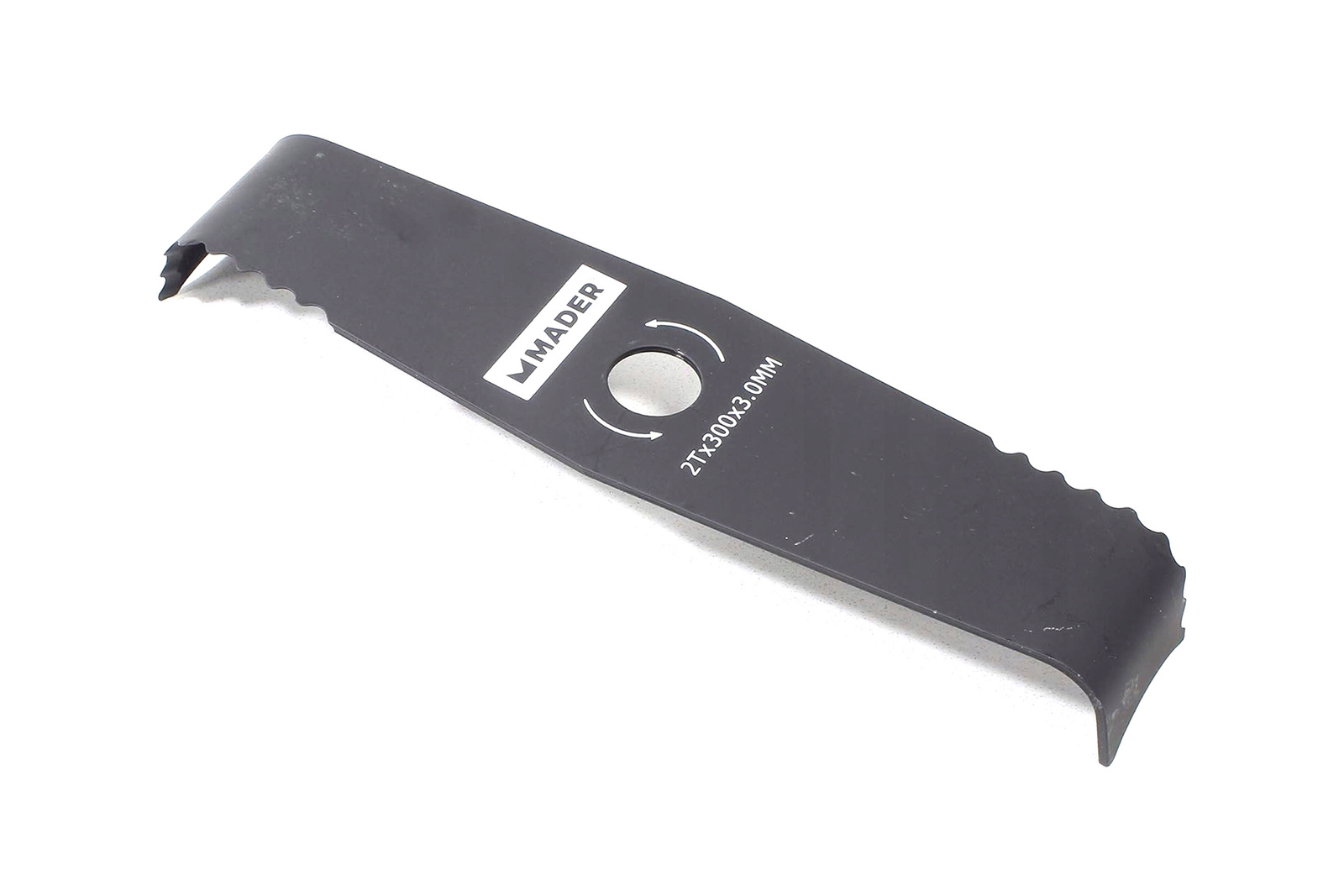 Universal lawn mower blade 2Tx300x3.0 mm MADER