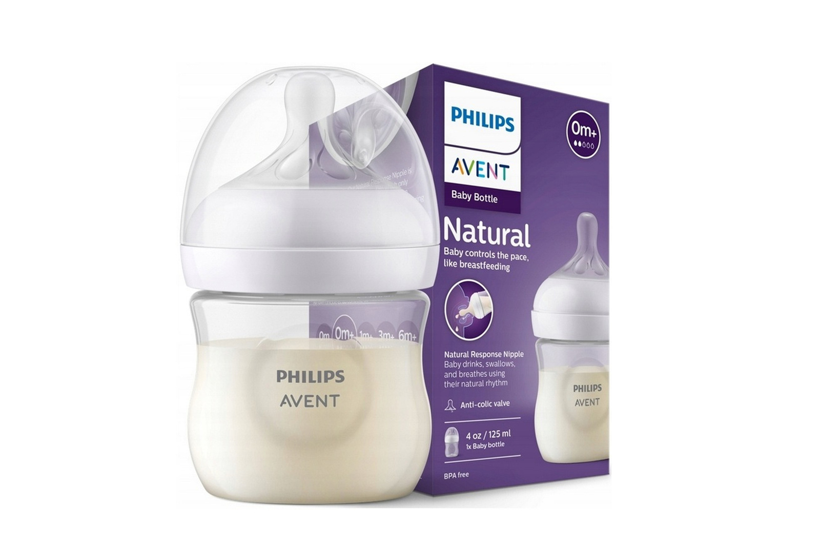 Philips Avent Natural Response Anti-Kolik-Flasche 125 ml SCY900/01