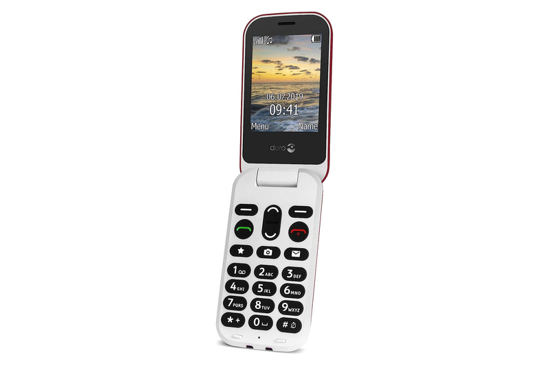 Doro 6061 Red Mobile Phone for Seniors