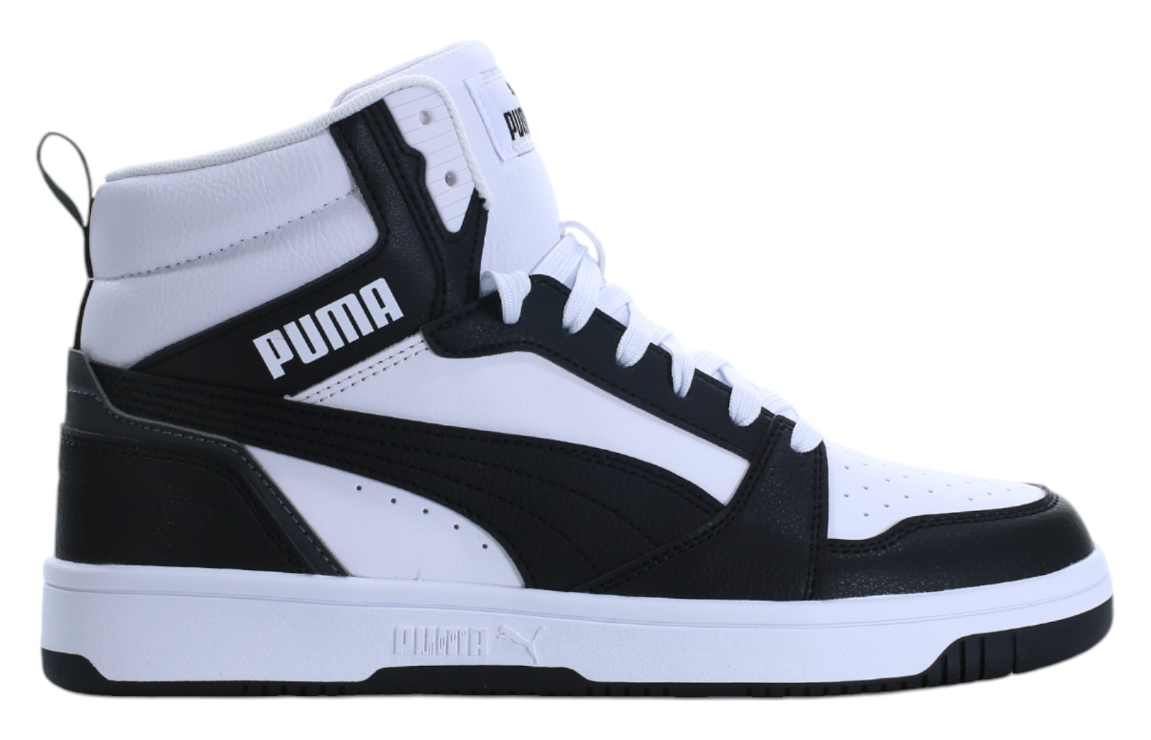 Buty młodzieżowe Puma Rebound V6 Mid Jr 393831 01