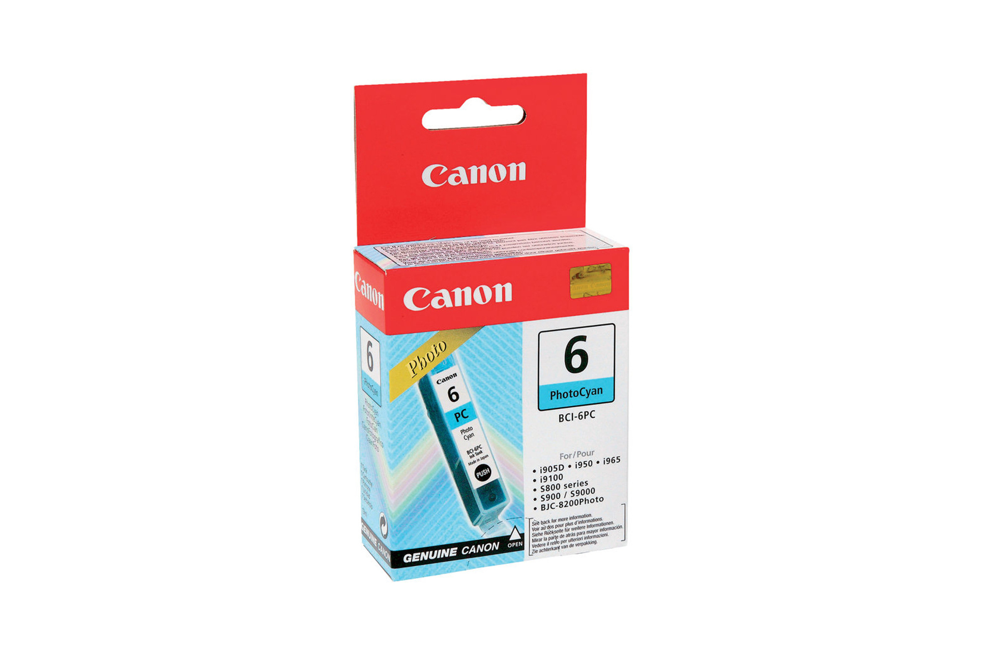 Canon BCI-6PC PhotoCyan iP6000D S9000 Ink