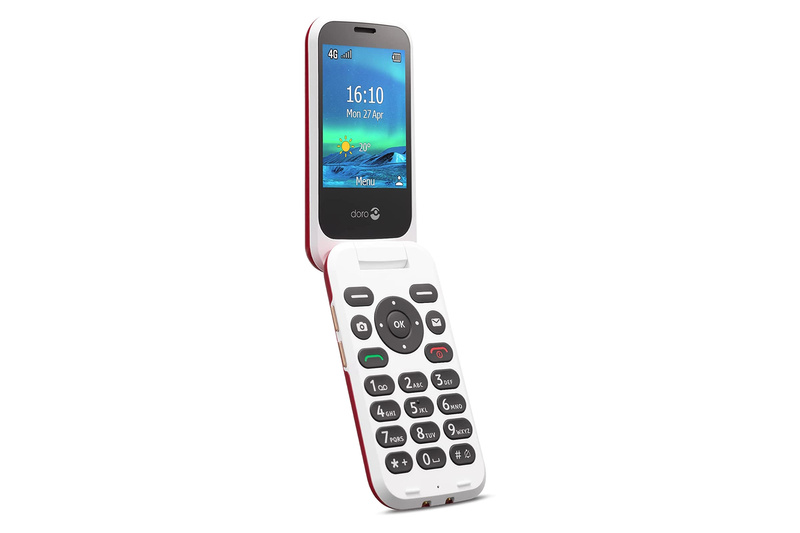 Doro 6881 4G LTE Red Mobile Phone