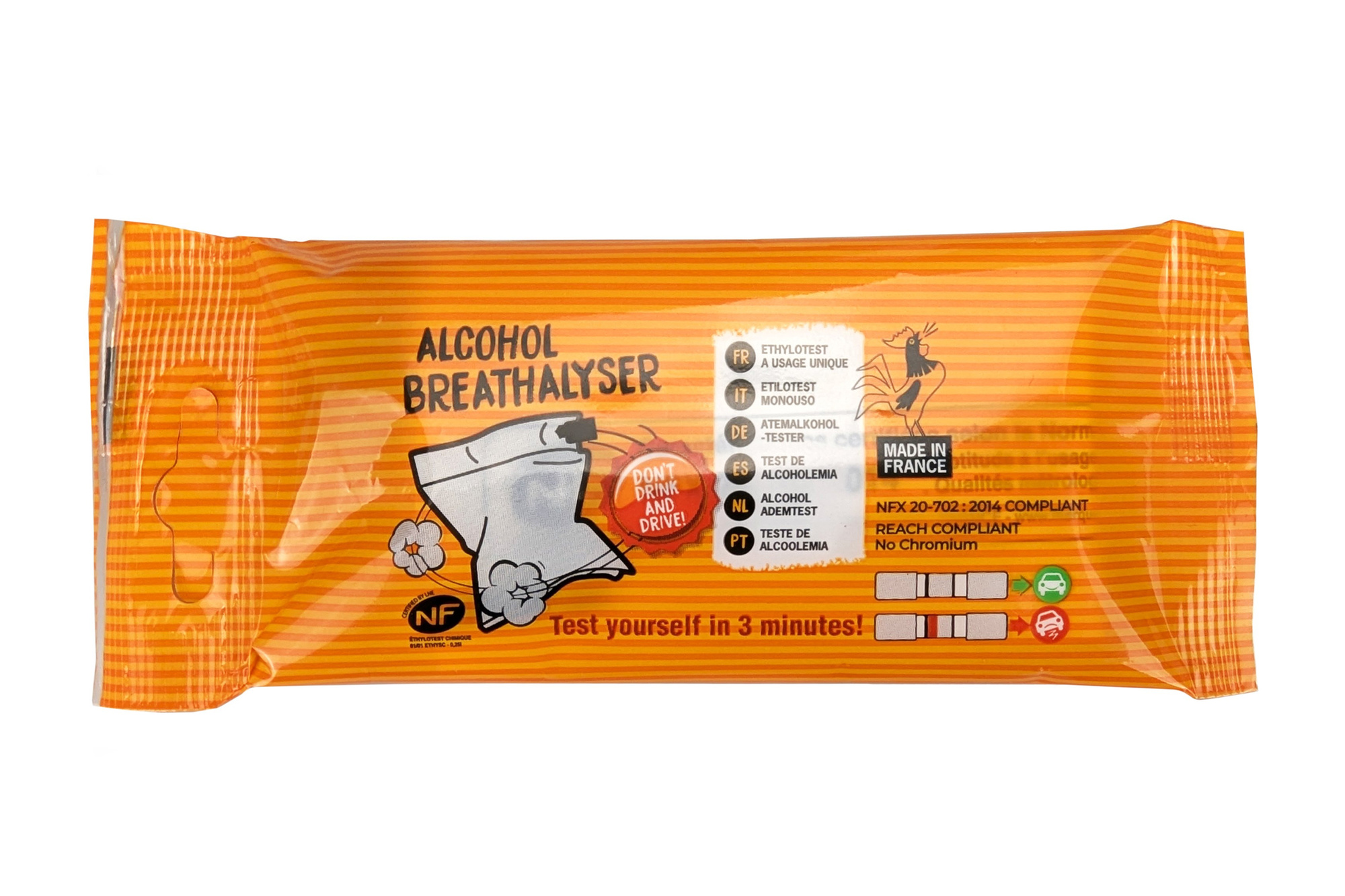 Contralco Self Test Breathalyzer 1 pc. – disposable breath test