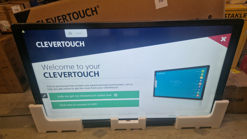 Clevertouch Plus LUX 75" 4K UHD interaktiver Monitor (15475LUXHP)