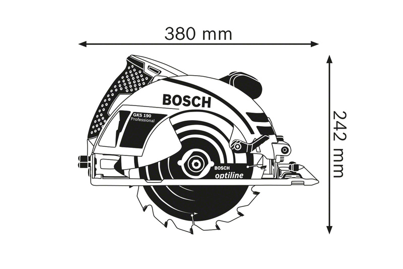 Pilarka tarczowa Bosch Professional GKS 190 1400W 0.601.623.000